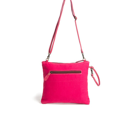 Rosa Verde Canvas & Hairon Bag