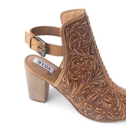 Monika Boot In Hand-tooled Leather