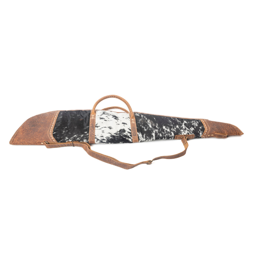 Wildhorn Hunter Leather Rifle Case in Smoky Hide