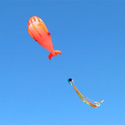 Dolphin kite flying nylon soft kite line animal kites inflatable kite