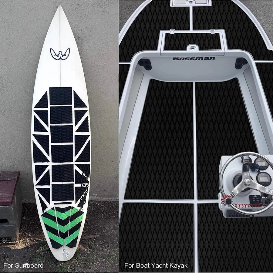 120*30cm Skimboard EVA Surfboard Traction Pad Non-slip Diamond Grip