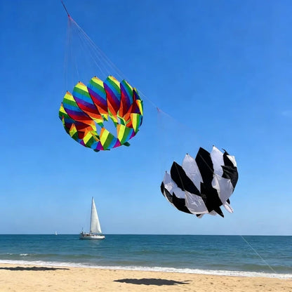 Rainbow kites windsocks nylon kite flying parachute kites wholesale