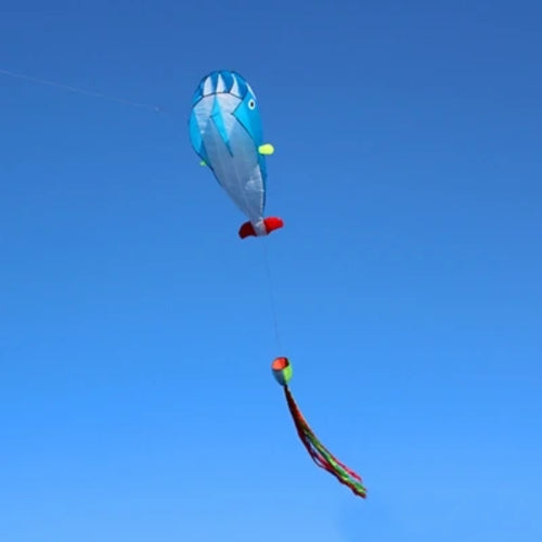 Dolphin kite flying nylon soft kite line animal kites inflatable kite