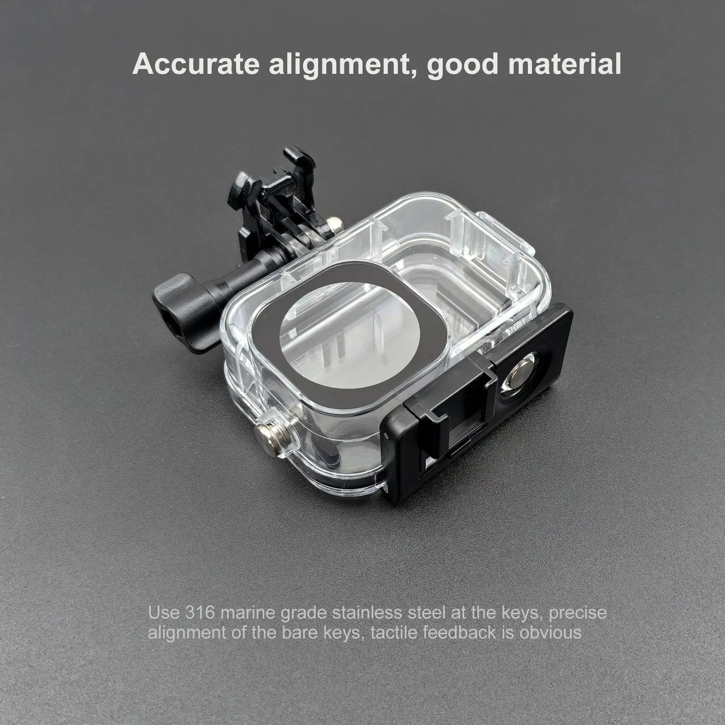 Waterproof Housing Case For DJI Osmo Action 6 Camera 196FT/60M