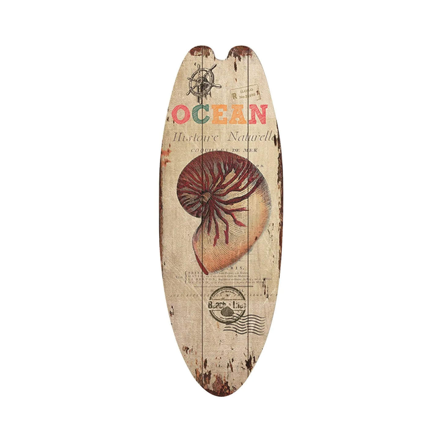Beach Ocean Theme Surfboard Wooden Leisure Home Party Festival Hanging
