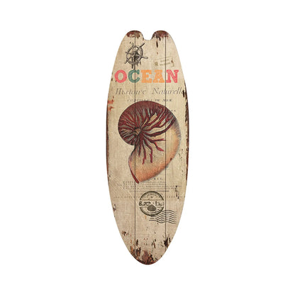Beach Ocean Theme Surfboard Wooden Leisure Home Party Festival Hanging