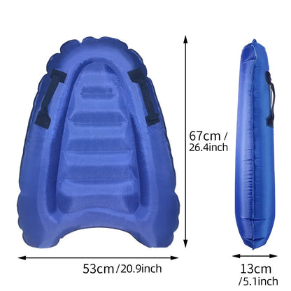 1pc Oxford Cloth Inflatable Bed Surfboard Swimming Floating Row