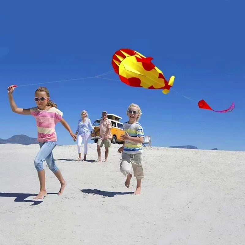 Dolphin kite flying nylon soft kite line animal kites inflatable kite
