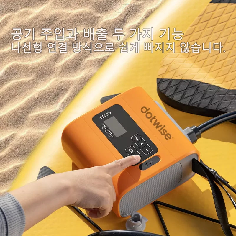 DOTWISE 22PSI High Flow Outdoor Camping Pump For Air Mattress Kayak