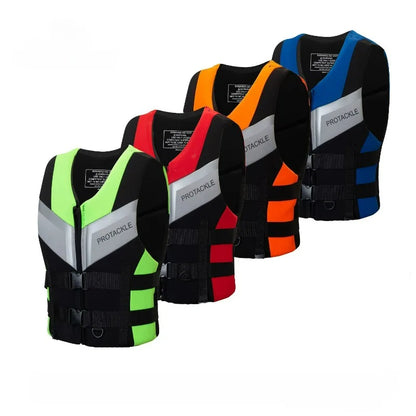 Profession Life Jacket with Zipper Buoyancy Vest for Fishing Boating