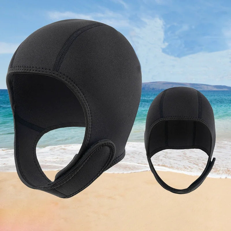 3MM Neoprene Diving Hood Waterproof Hat Wetsuit Hood Swimming Cap Suit