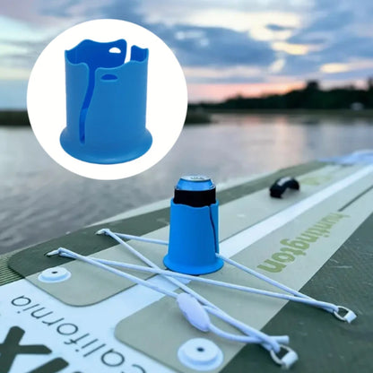 1PC Kayak Drink Holder Surfboard Bottle Cup Holder Kayak Rope Binding