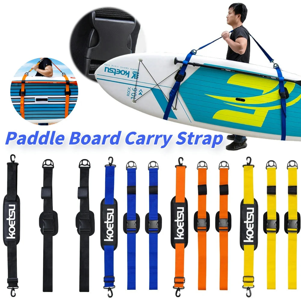 SUP Carrying Strap Adjustable Surfboard Shoulder Strap Stand Up Surf
