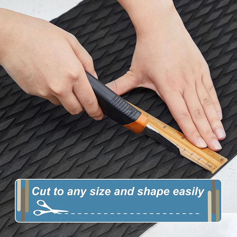 120*30cm Skimboard EVA Surfboard Traction Pad Non-slip Diamond Grip