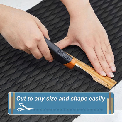 120*30cm Skimboard EVA Surfboard Traction Pad Non-slip Diamond Grip
