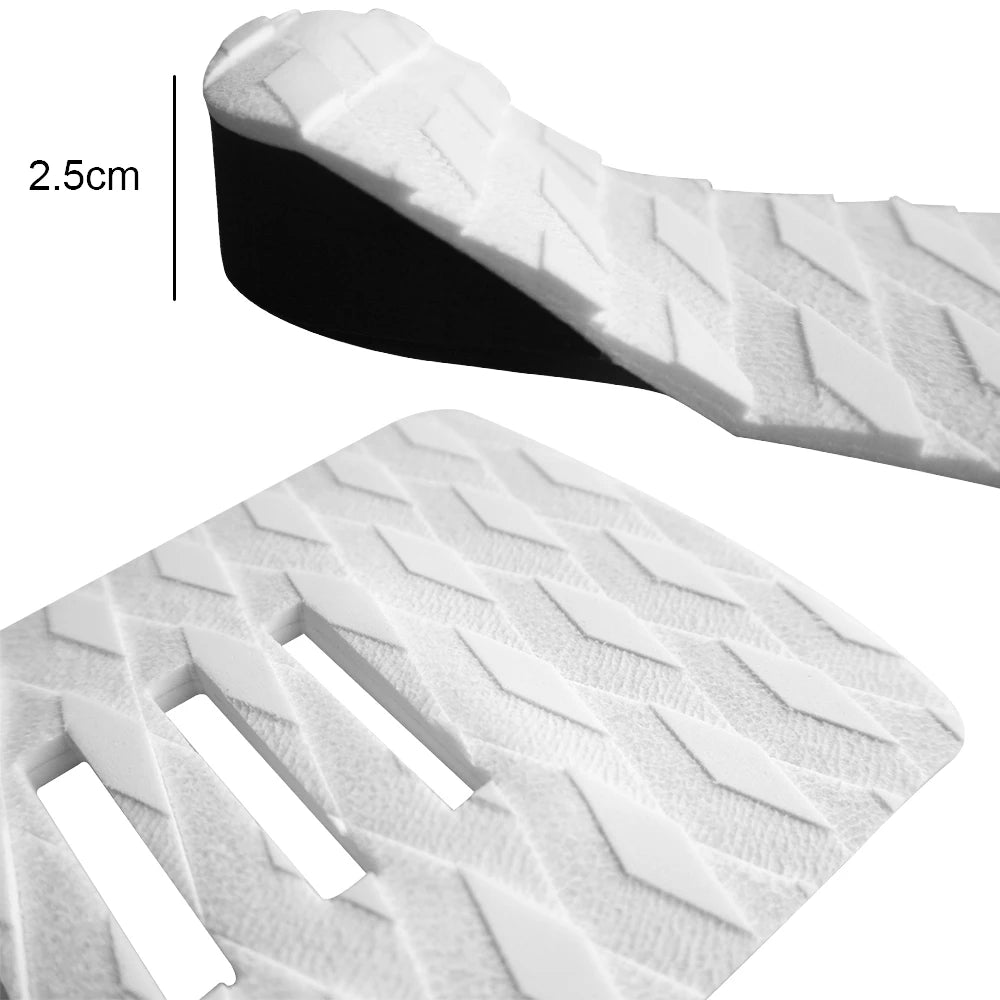 3 Piece/Set Black Red Surfboard Traction Pad Deck Grip Surf SUP Board