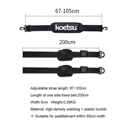 SUP Carrying Strap Adjustable Surfboard Shoulder Strap Stand Up Surf