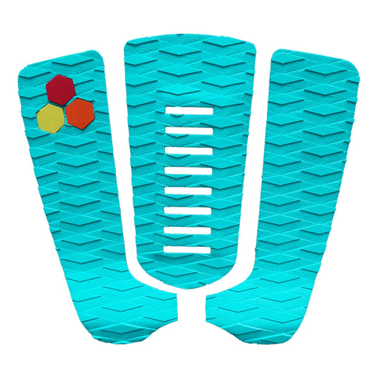 3 Piece/Set Black Red Surfboard Traction Pad Deck Grip Surf SUP Board