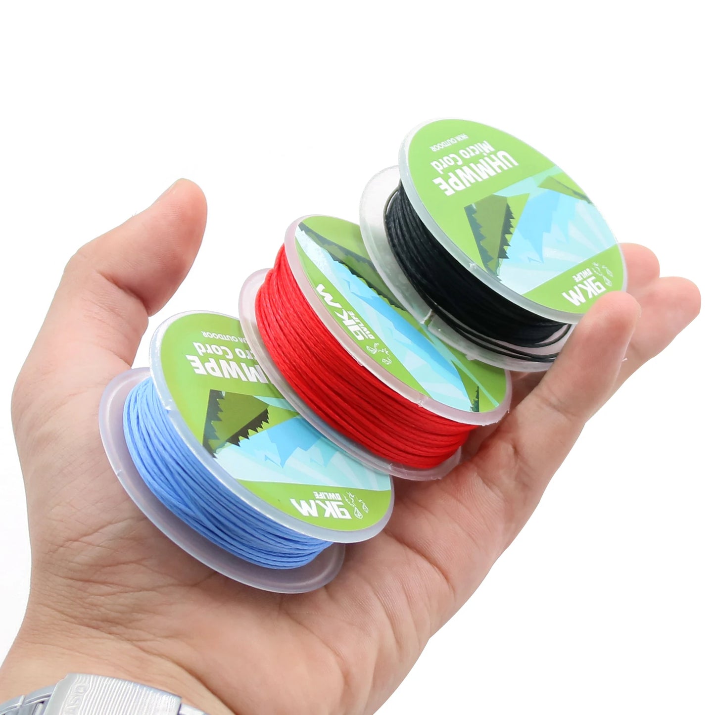 9KM 45KG~340KG Kitesurfing Line UHMWPE Cord Abrasion Resistance Low
