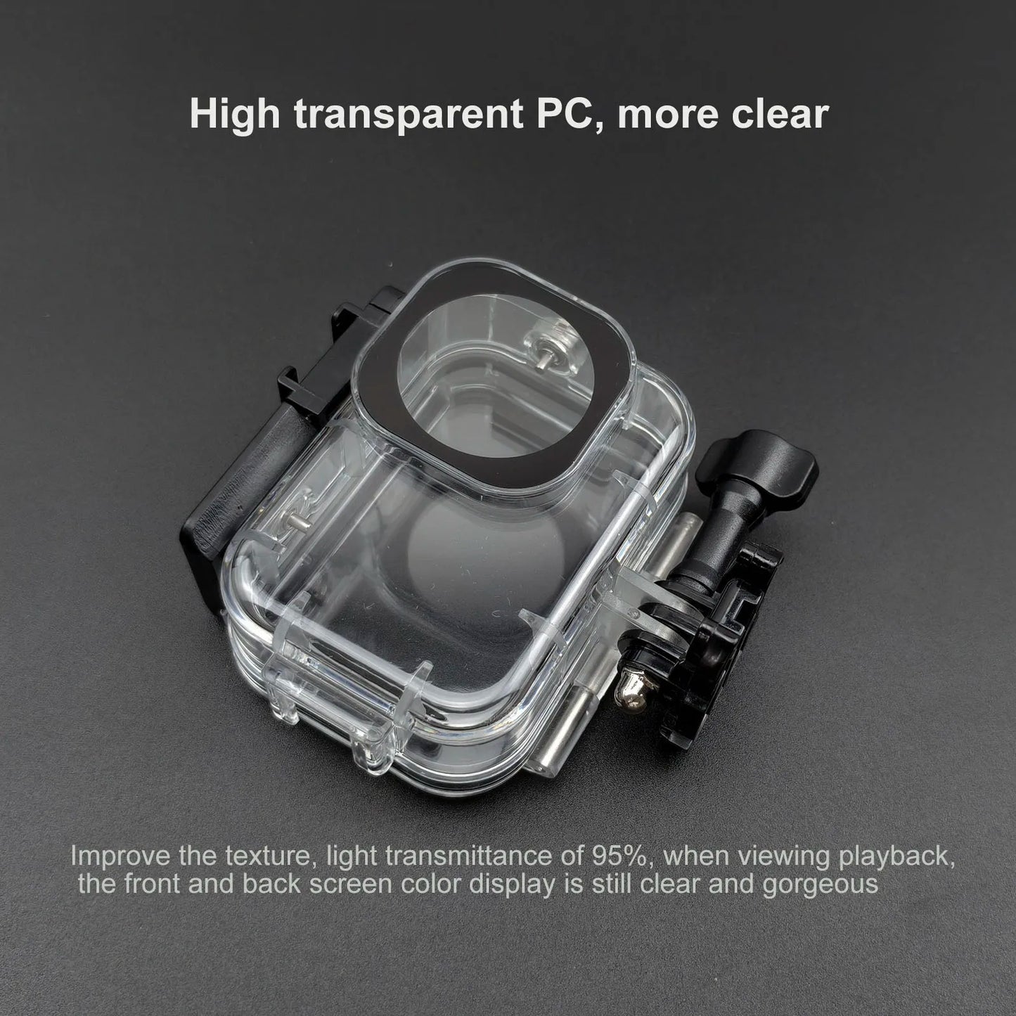 Waterproof Housing Case For DJI Osmo Action 6 Camera 196FT/60M