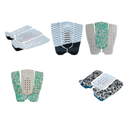 3Pcs Deck Grip Mat Adhesive Anti Slip Surfboard Traction Pad Deck Pad