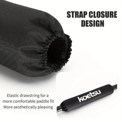 KOETSU Paddle Buoyancy Sleeve Black 420D PU Durable Soccer Pattern EPE