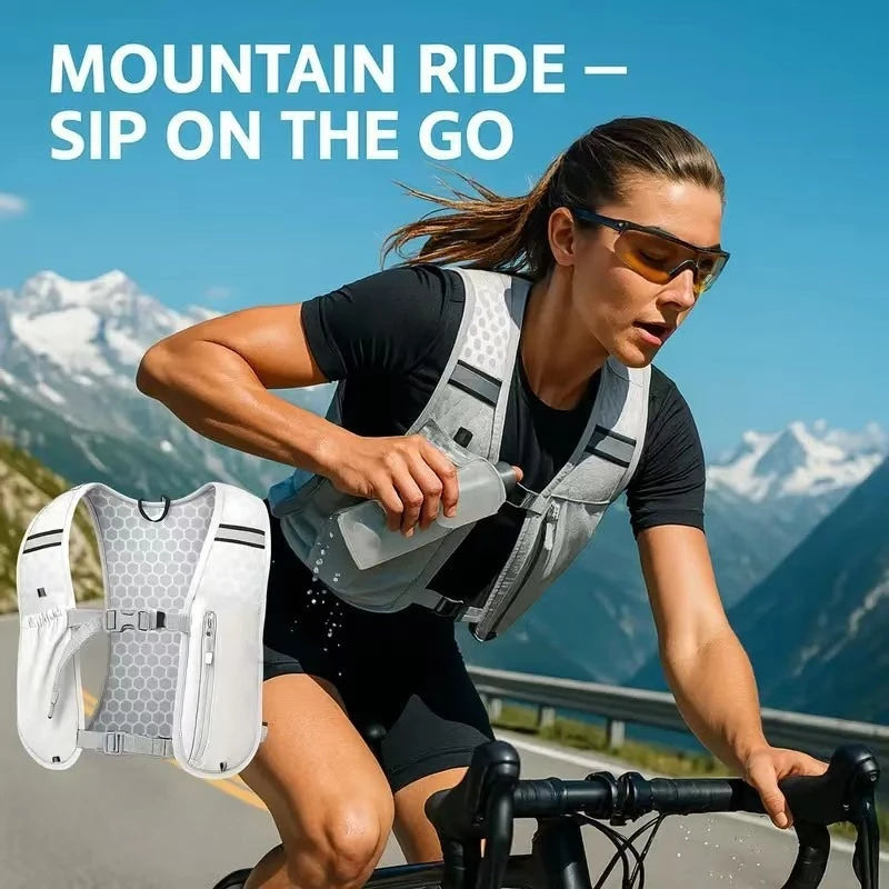 Light Weight Hydration Backpack for Outdoor Sports - Ergonomic Water