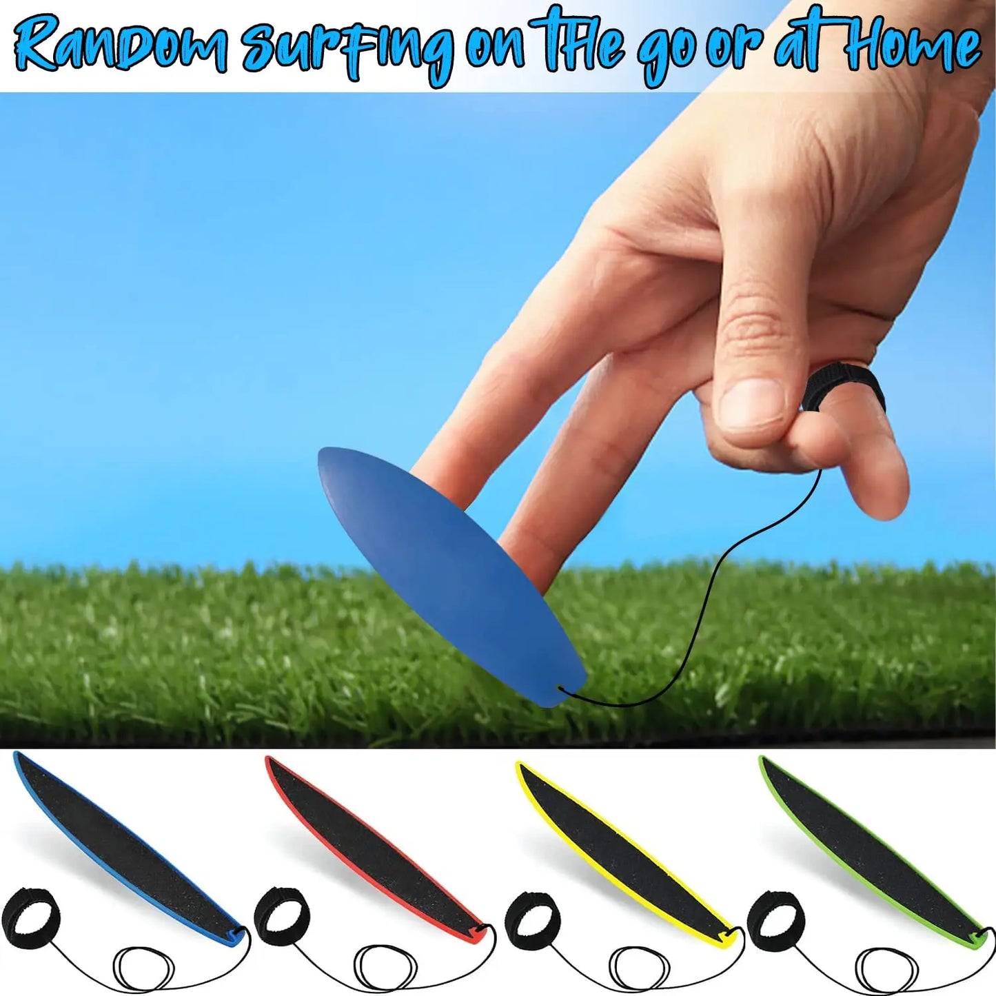 2023 Finger Surfboard Wind Surfing Toys Surf Deck Board Safe ABS Skate