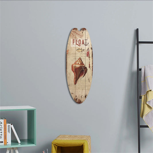 Beach Ocean Theme Surfboard Wooden Leisure Home Party Festival Hanging