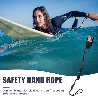 130cm Surfboard Surfing Safety Rope Hook and Loop Single-Wrap Strap