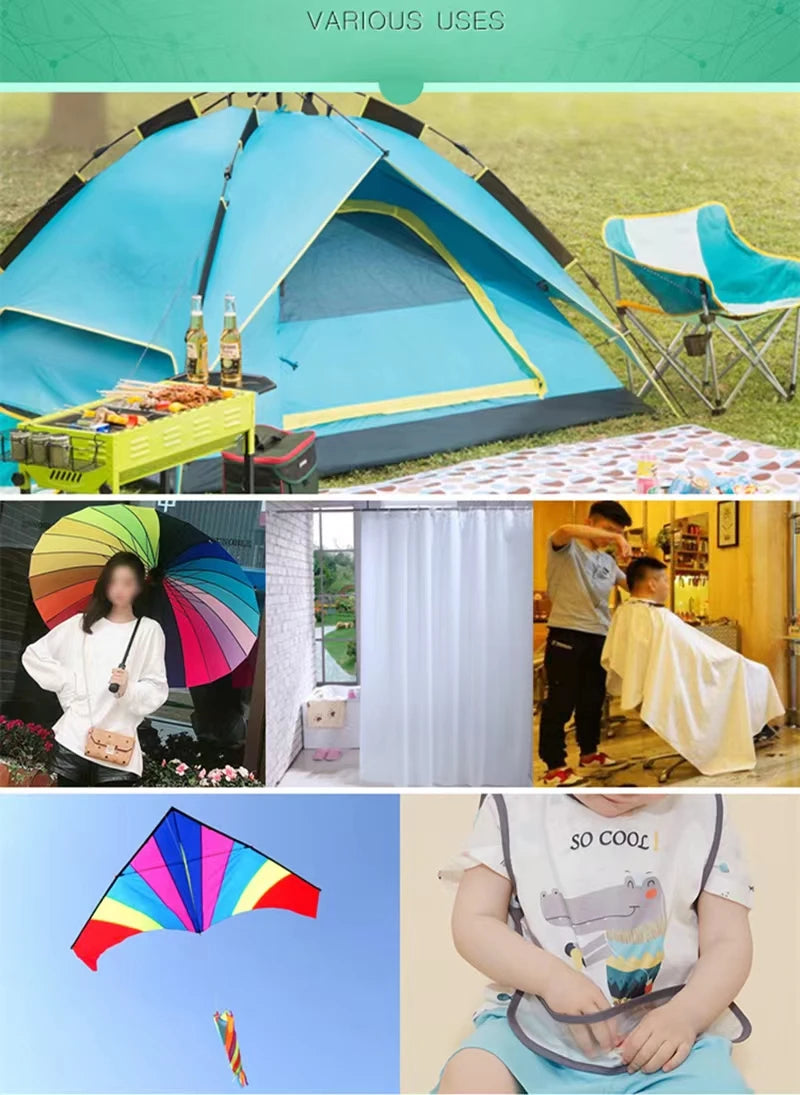 1m x1.5m ripstop nylon fabric factory kite fabric for tent waterproof