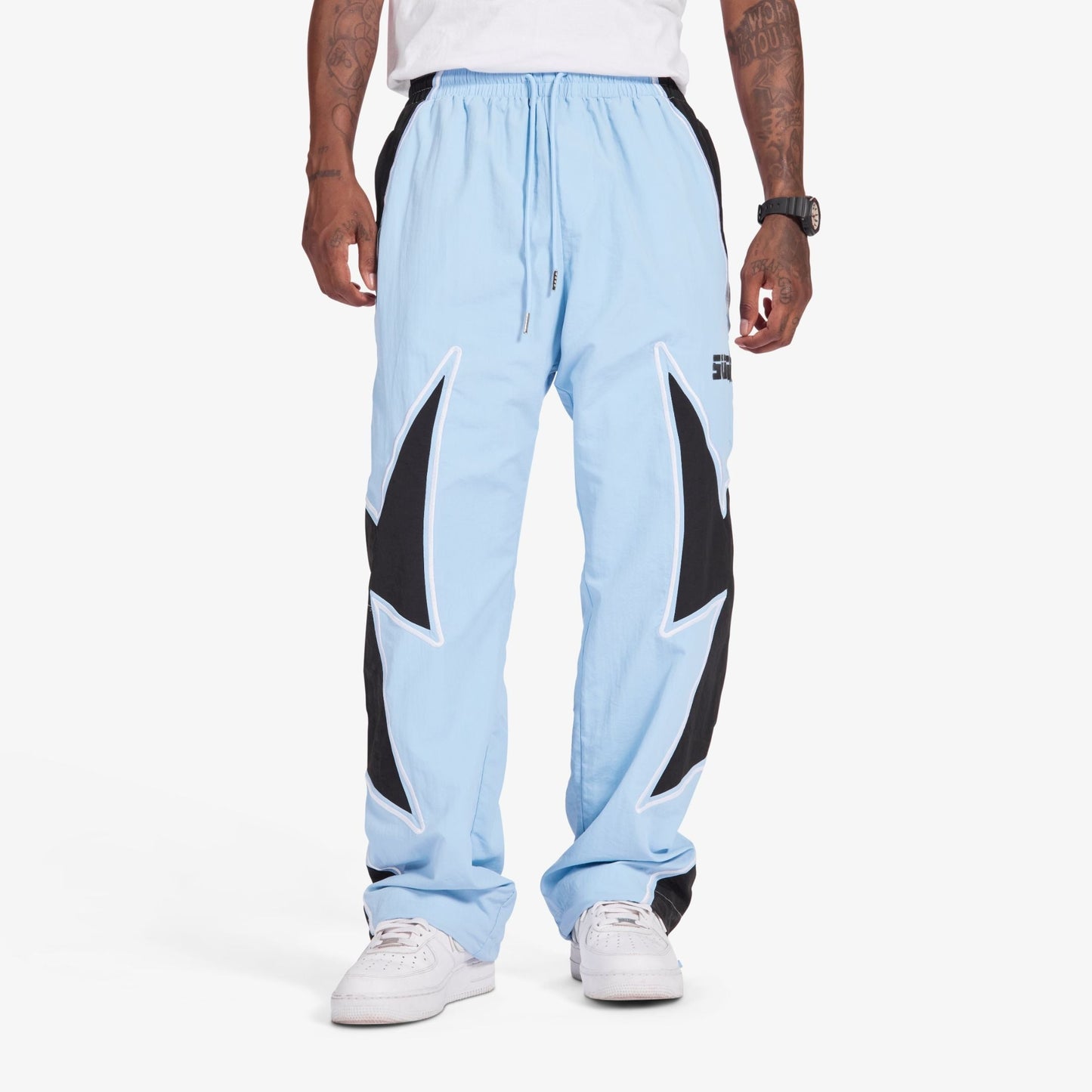 Sugarhill Bolt Windbreaker Pants - Baby Blue