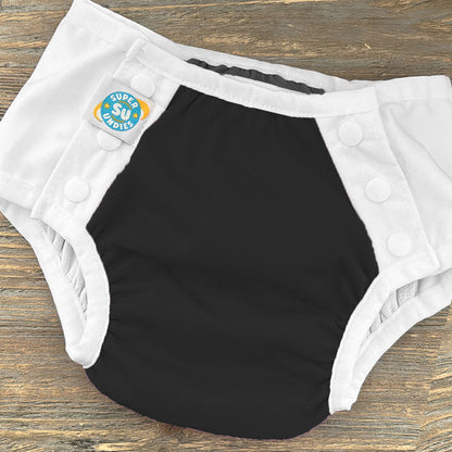 (5 Pack)  3-in-1 Diapers for Big Kids & 3 Liners