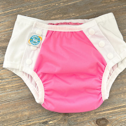(5 Pack)  3-in-1 Diapers for Big Kids & 3 Liners