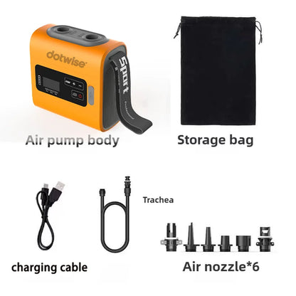 DOTWISE 22PSI High Flow Outdoor Camping Pump For Air Mattress Kayak