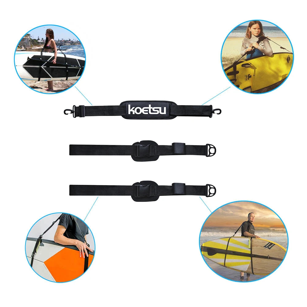 Adjustable Surfboard Shoulder Strap Carry Sling Stand Up Paddleboard