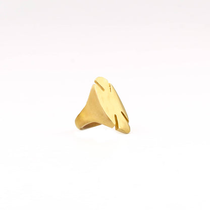 Leaf Shape Ring | Sahara