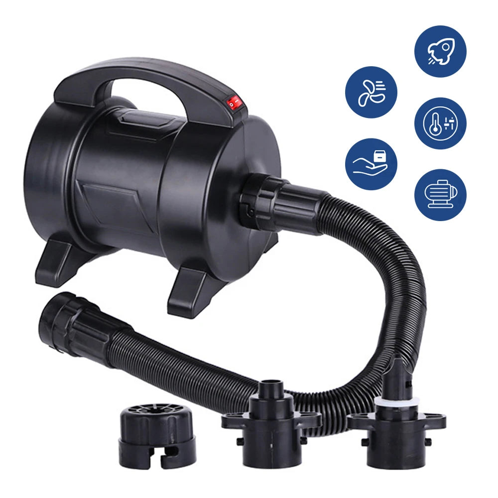 1600W Electric Pump Air Mattress Pump Quick Inflation Electric Air