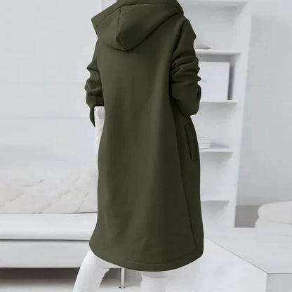Oversized Zip-Up Streetwear Hoodie Women