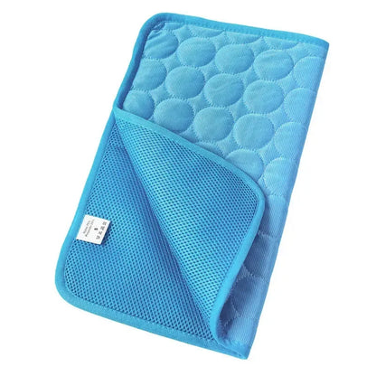 Summer Pet Ice Pad Cool Sleeping Mat Breathable Ice Silk Washable Pet Bed Durable Dog Cat Cushion Pet Supplies for Home Outdoor