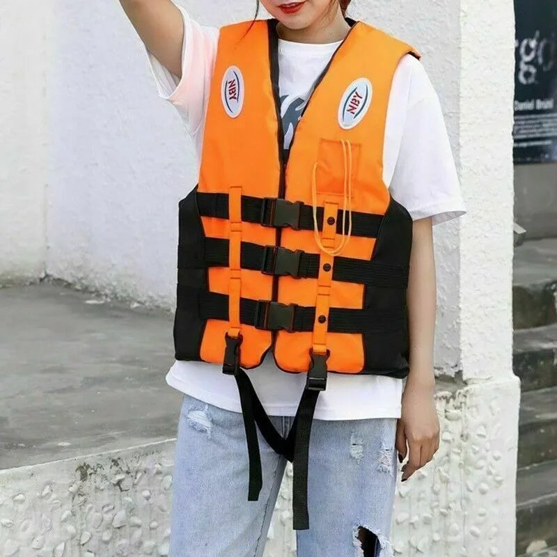 Life Jacket Ski Motorboats Wakeboard Raft Rescue Boat Vest Swimming