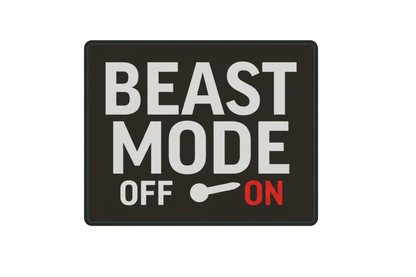Beast Mode On - Sticker