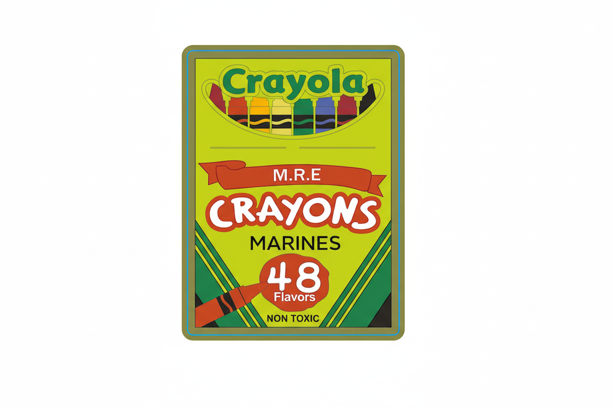 MRE Crayons - Sticker