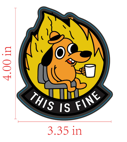 This is Fine - Sticker