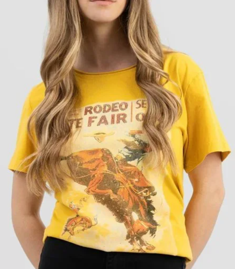 Western Rodeo State Fair Tee – American Bling Graphic Style