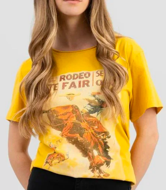 Western Rodeo State Fair Tee – American Bling Graphic Style