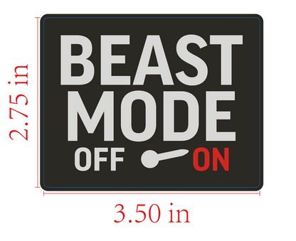 Beast Mode On - Sticker