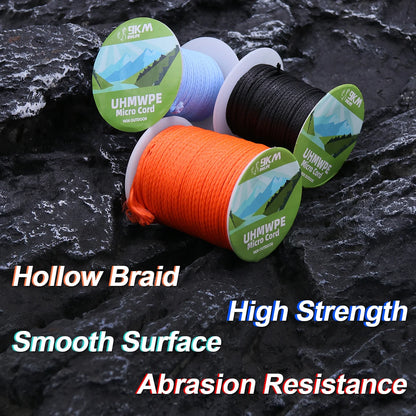 9KM 45KG~340KG Kitesurfing Line UHMWPE Cord Abrasion Resistance Low