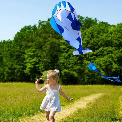 Dolphin kite flying nylon soft kite line animal kites inflatable kite