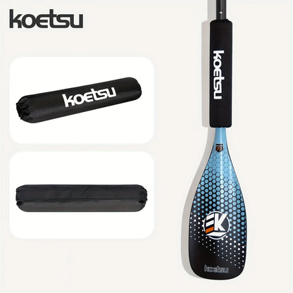 KOETSU Paddle Buoyancy Sleeve Black 420D PU Durable Soccer Pattern EPE